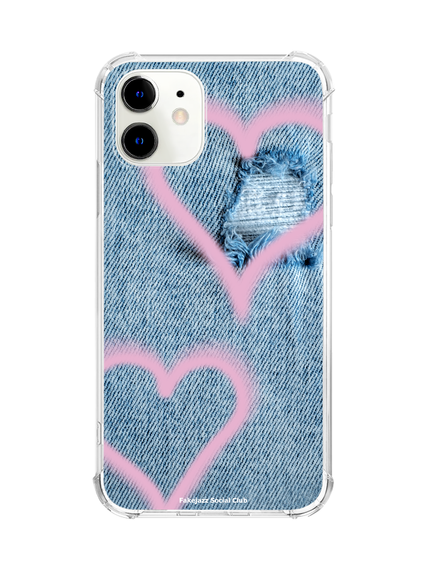 Denim Heart Jellycase