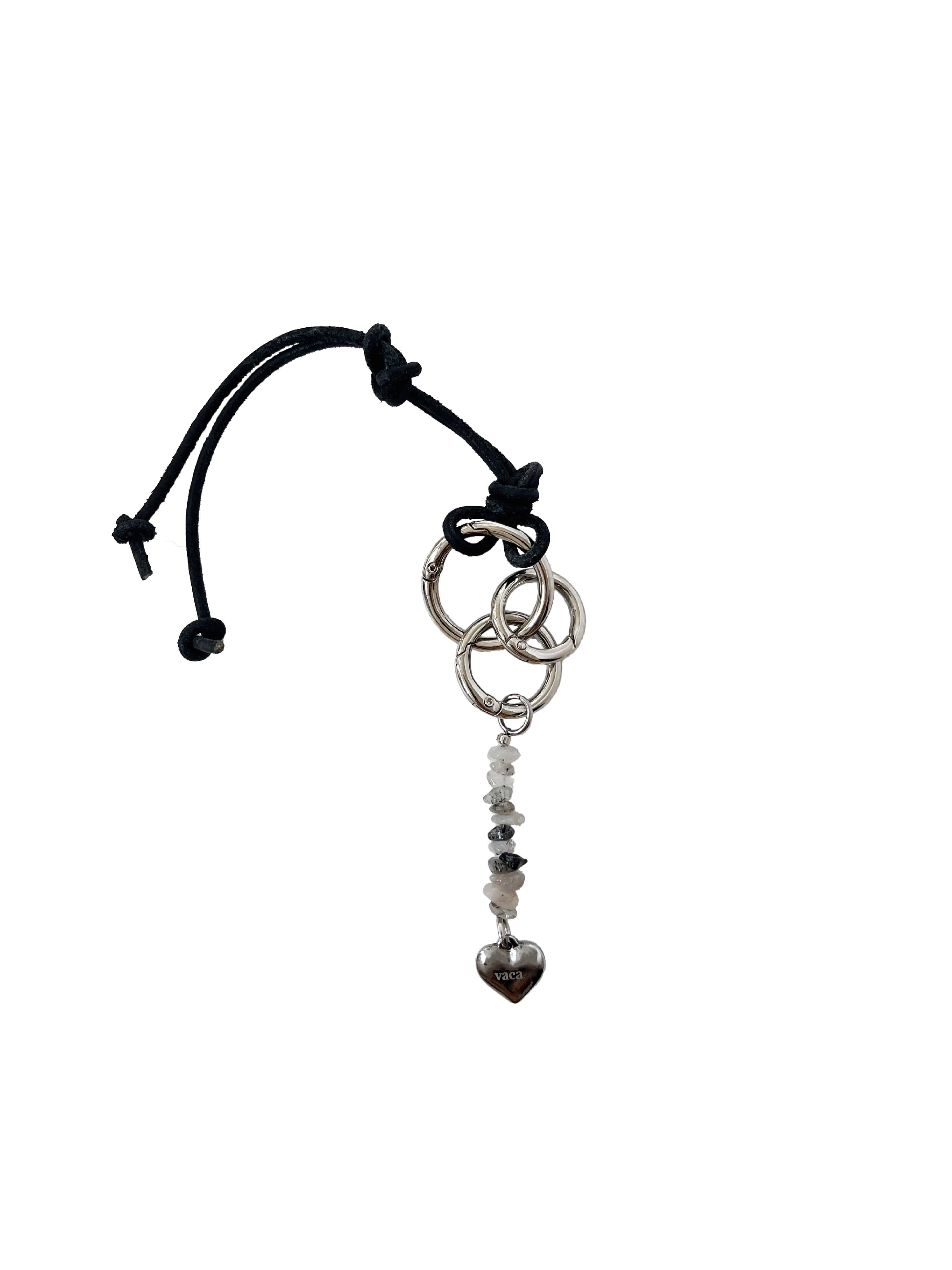 Heart Suede Keyring - 4 Color