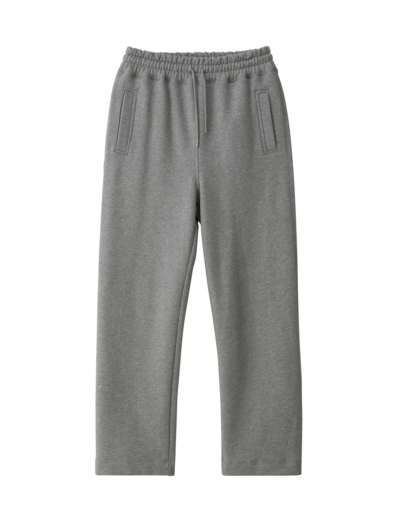 Warm Fleece Sweatpants - Melange Gray