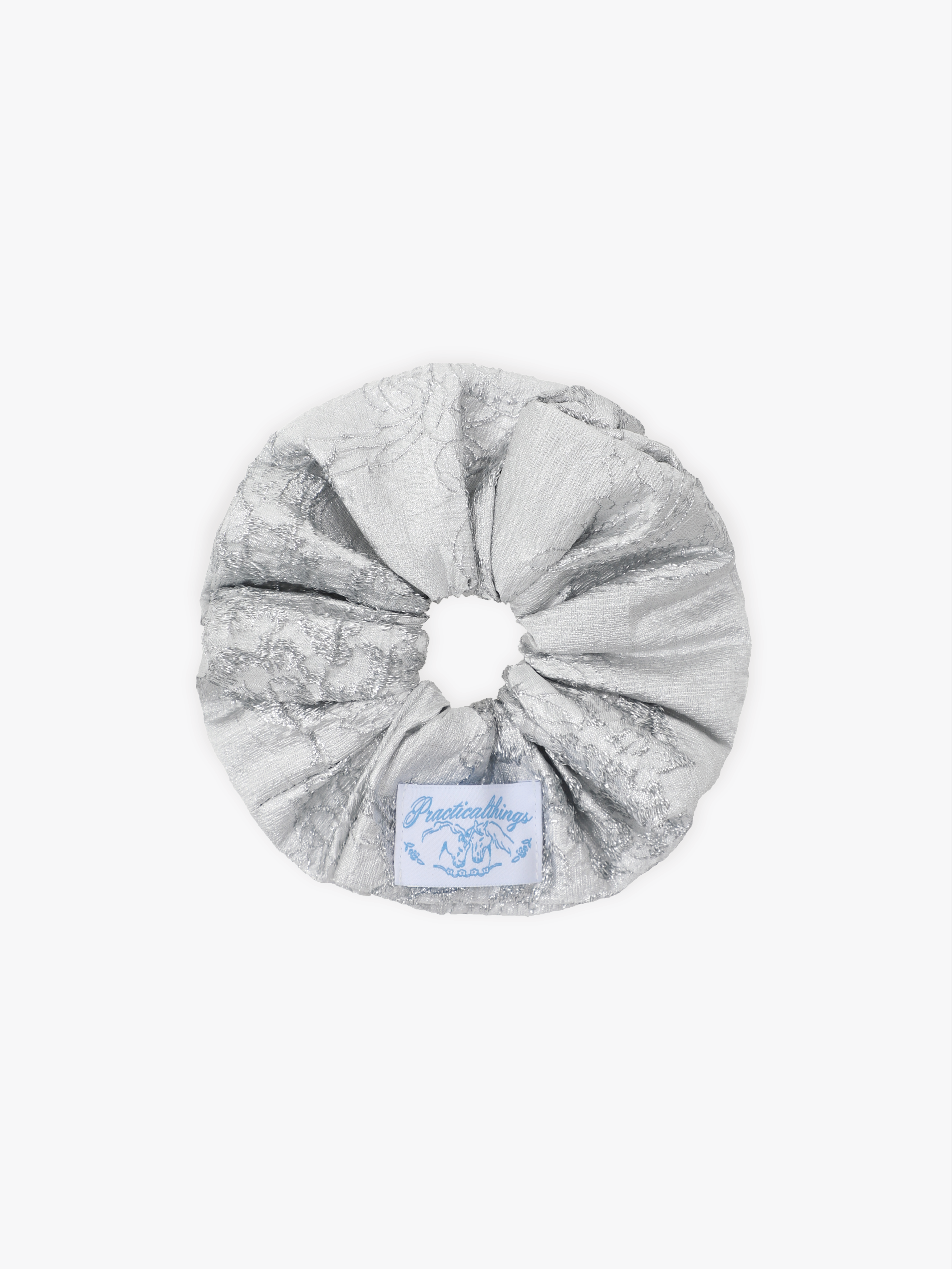 Bloom Scrunchie - Sliver