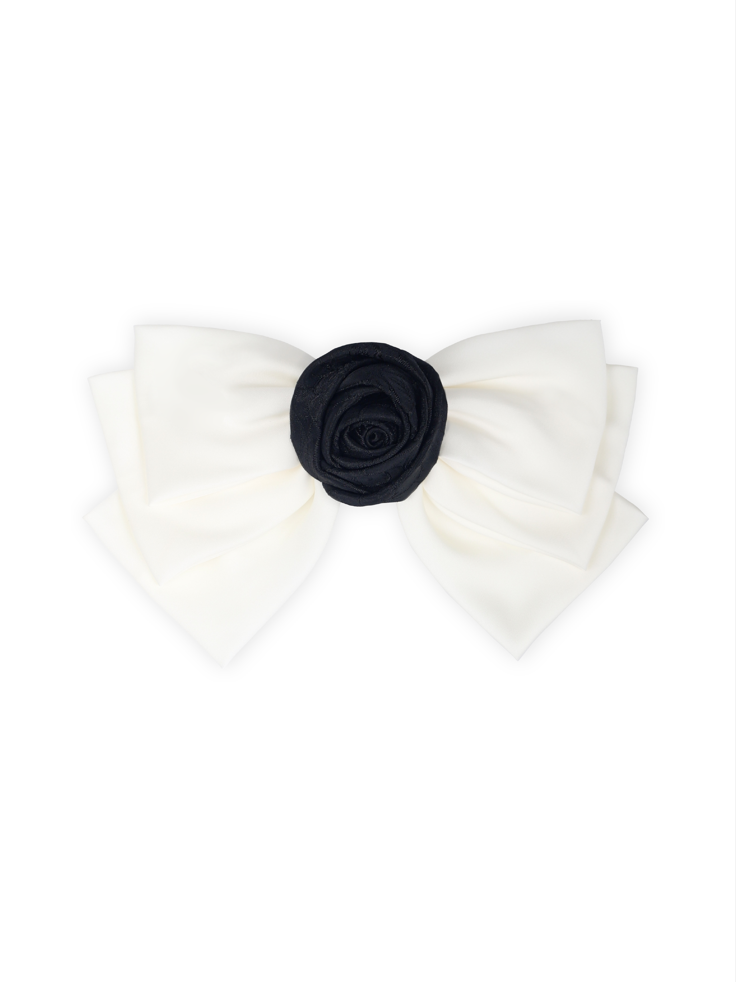 Rose Rosy Ribbon Pin - Daisy+Black