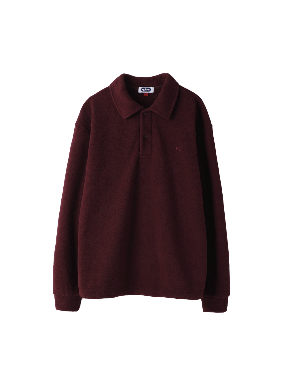 Fleece Pique Shirt - Wine