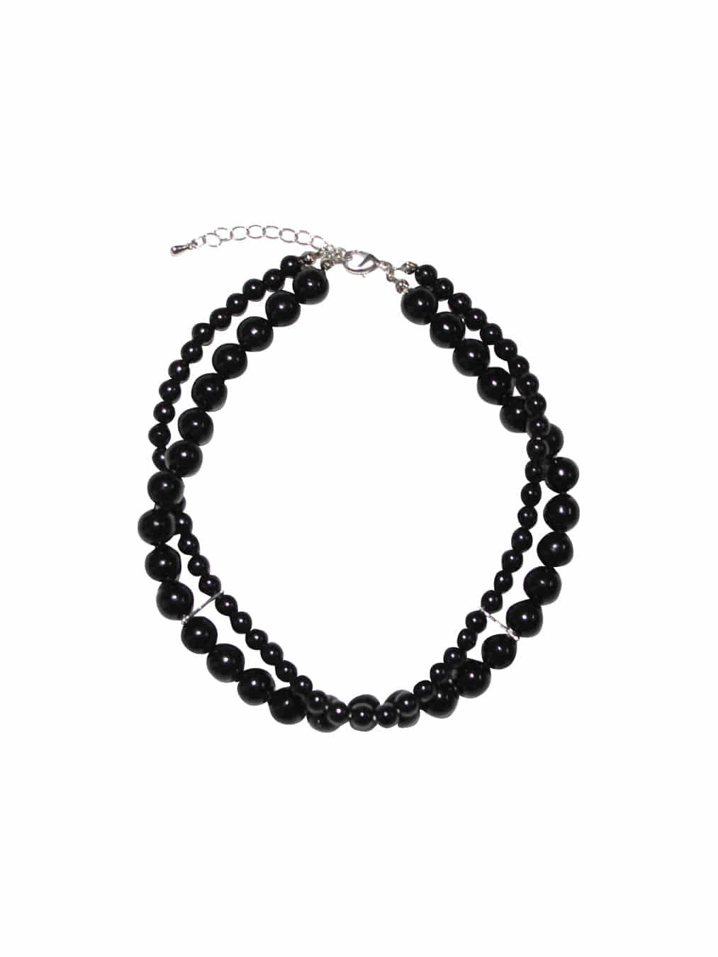 Black Bar Black Necklace