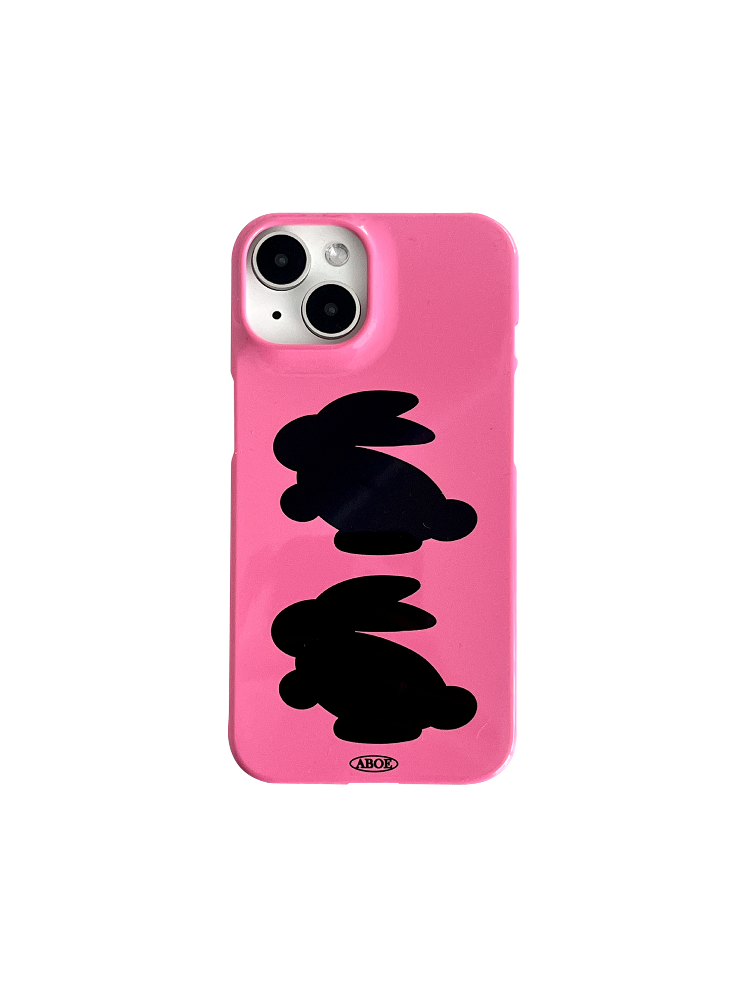 Black Bunny Hardcase - Pink