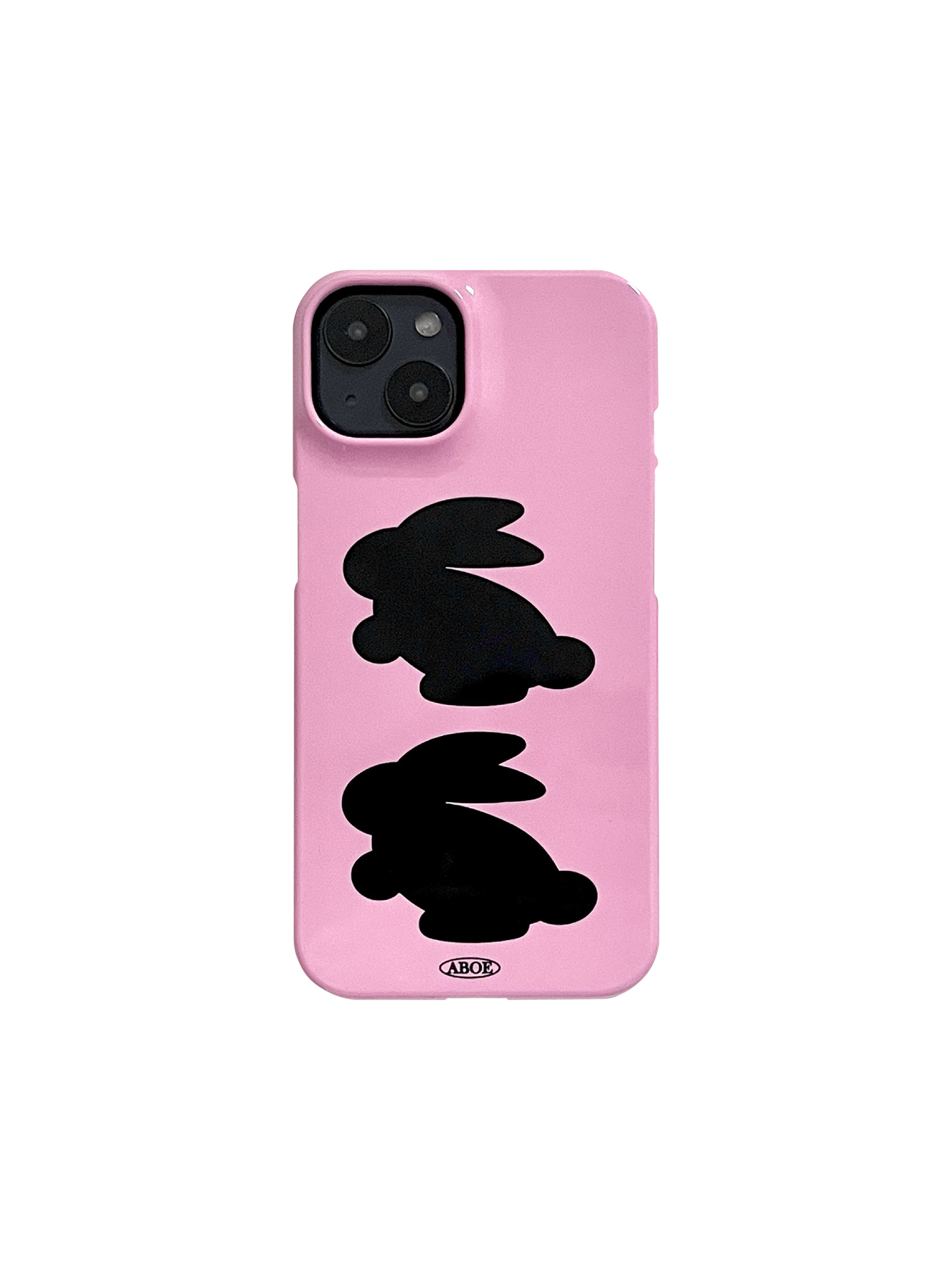 Black Bunny Hardcase - Babypink