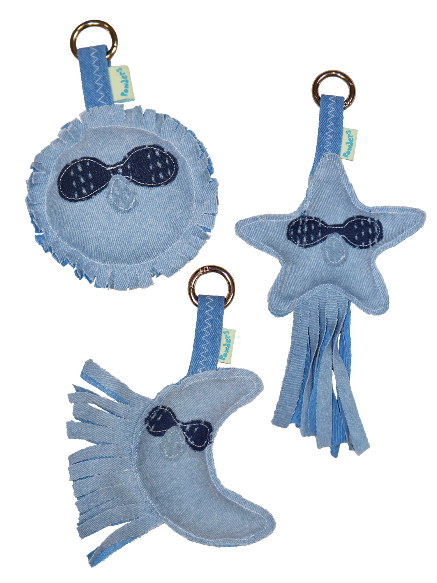 Blue Friends Keyring