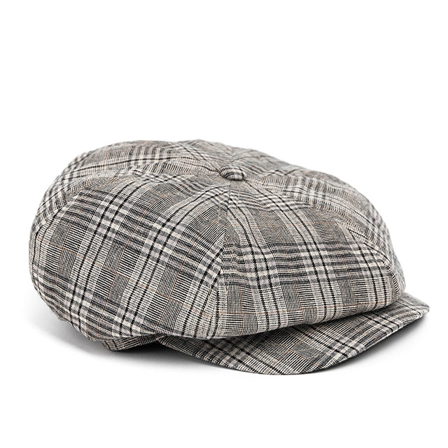 와일드브릭스BPG CHECK NEWSBOY CAP (grey)