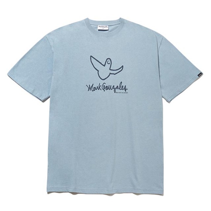 마크곤잘레스M/G ANGEL LOGO T-SHIRTS 라이트 블루반팔 반팔티