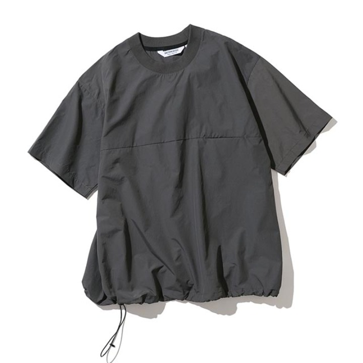 유니폼브릿지windbreak short sleeve tee 차콜반팔 반팔티