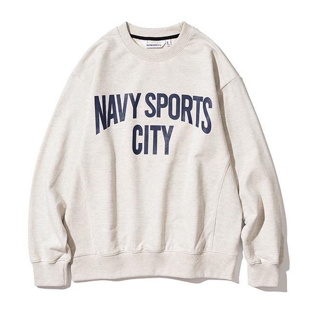 유니폼브릿지vtg nsc logo sweatshirts 오트밀맨투맨 스웻셔츠