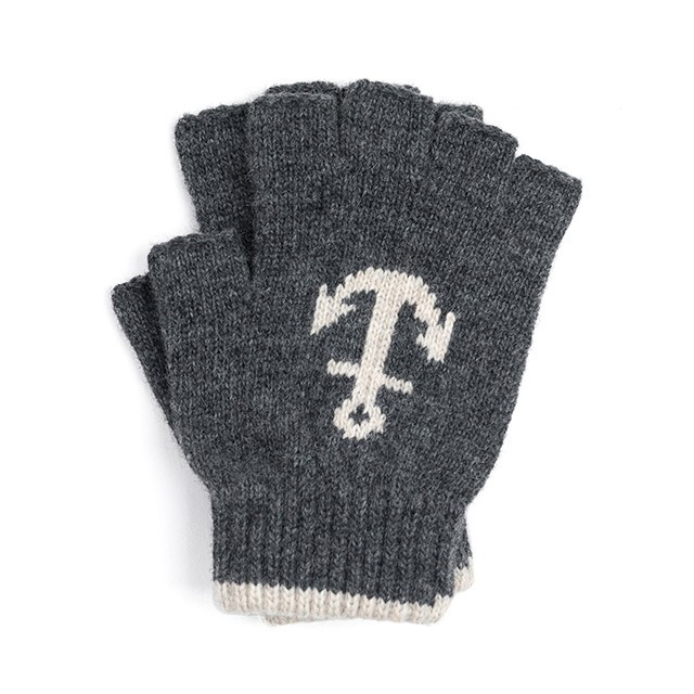 와일드브릭스LW ANCHOR FINGERLESS GLOVES (charcoal)