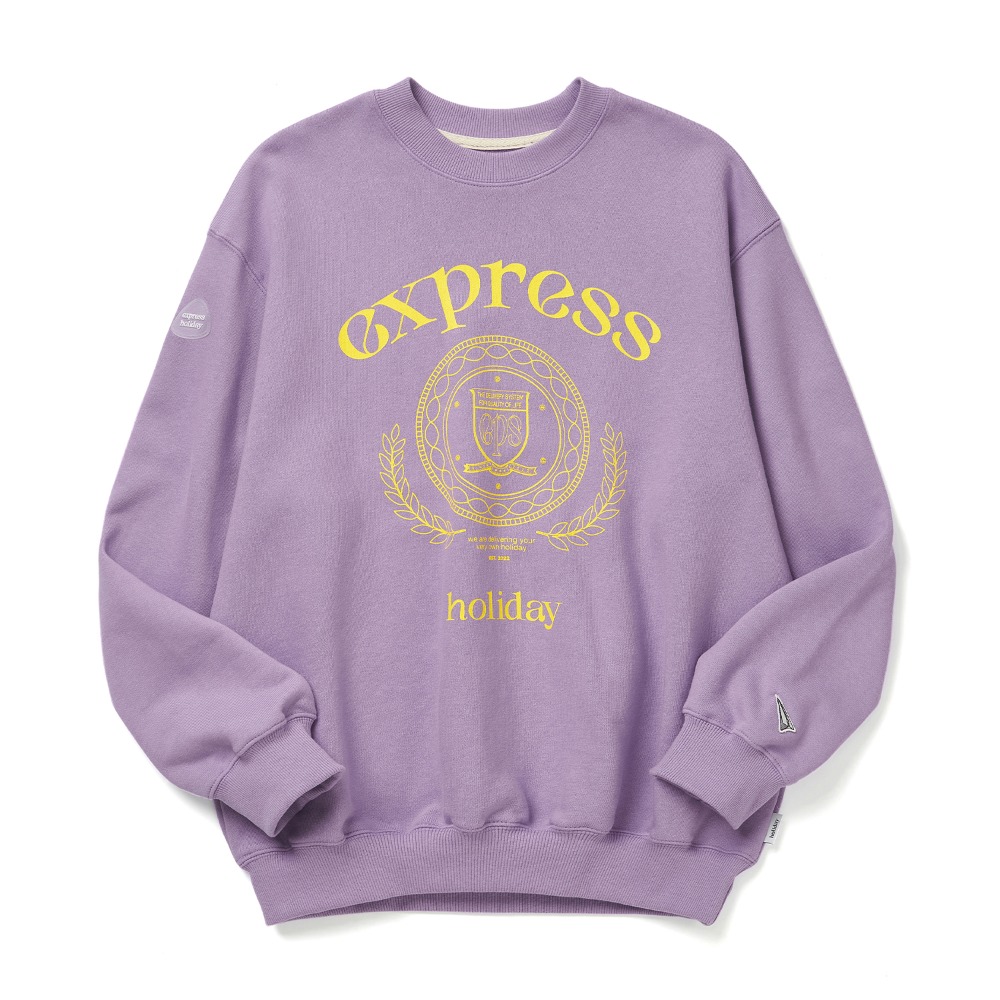 익스프레스홀리데이EPS Logo Sweatshirt 라이트 퍼플맨투맨 스웻셔츠