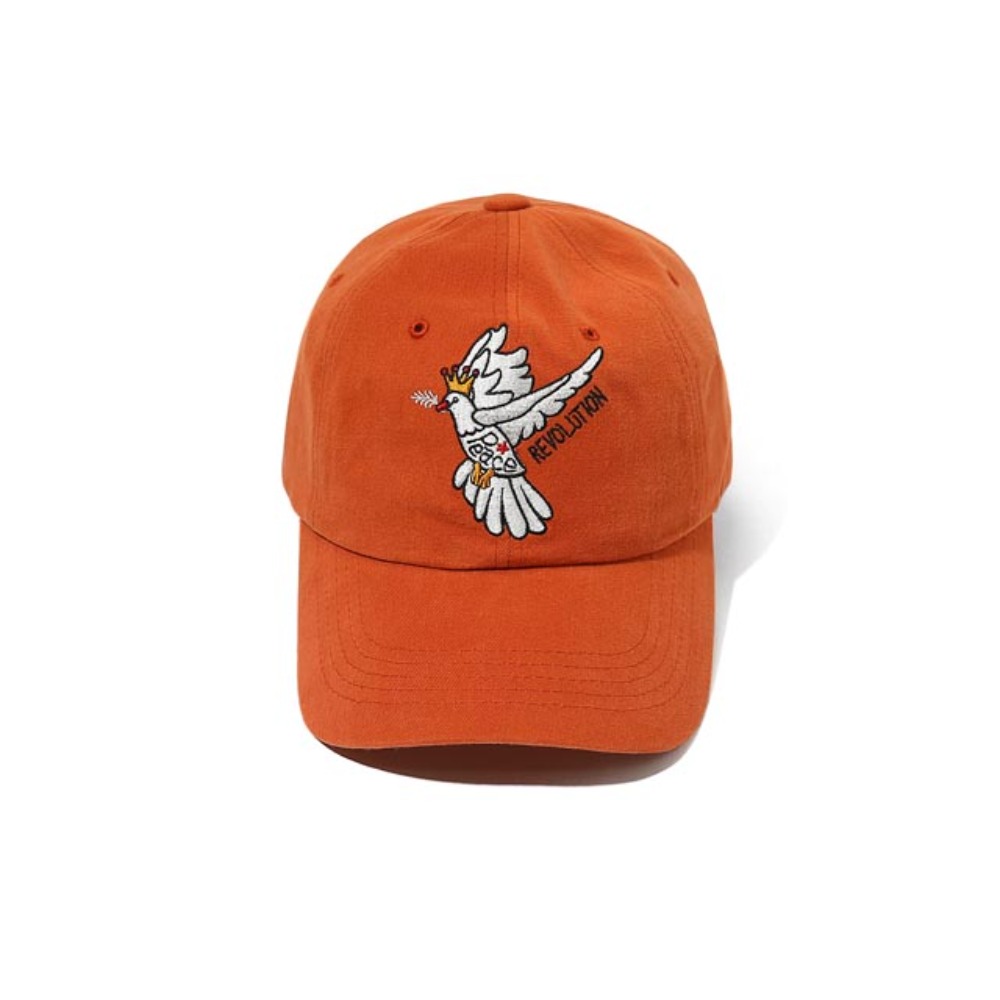 오가프Peace and Love Bird Cap 오렌지모자 볼캡