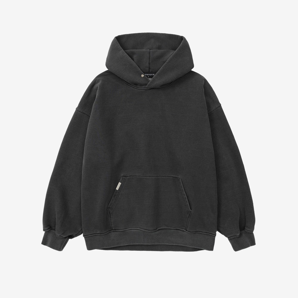 디프리크 Classic Hoodie 워시드 블랙후드 후드티