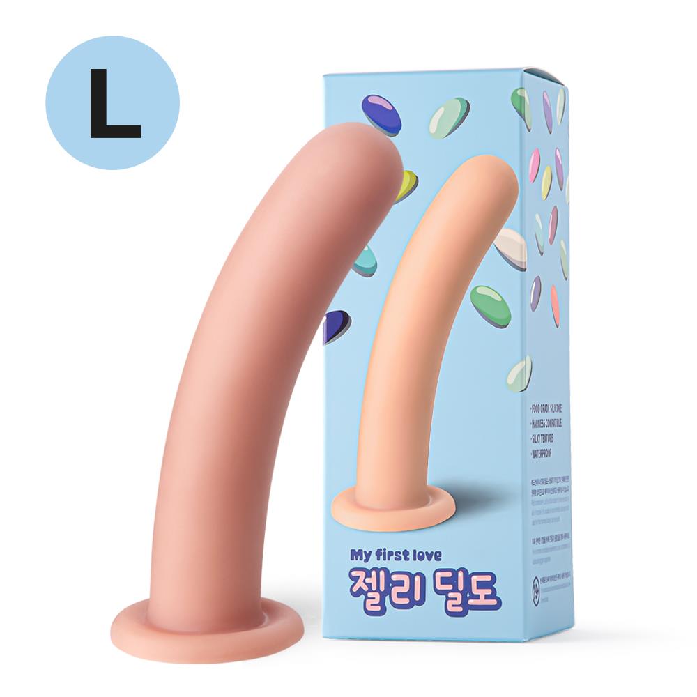 [레드컨테이너] 젤리 딜도 소프트 스킨 L (6.5inch)