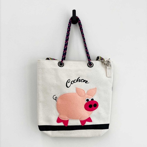 LOOPY DIAPER BAG - PIG