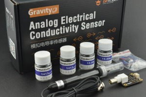 [DFR0300] 아날로그 온도보상 전도성 측정기 / Gravity: Analog Electrical Conductivity Sensor /Meter V2 (K=1)