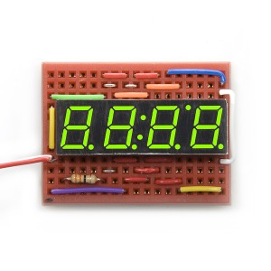 [COM-09482] 4-Digit 7-Segment Display - Kelly Green