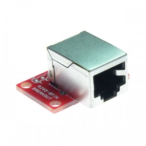 [NER-15965] RJ45-8PIN BREAKOUT 랜케이블 변환 PCB (RJ45 8핀 확장보드)