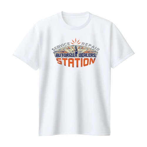 씨엠 드라이 티셔츠 화이트 T033A station B