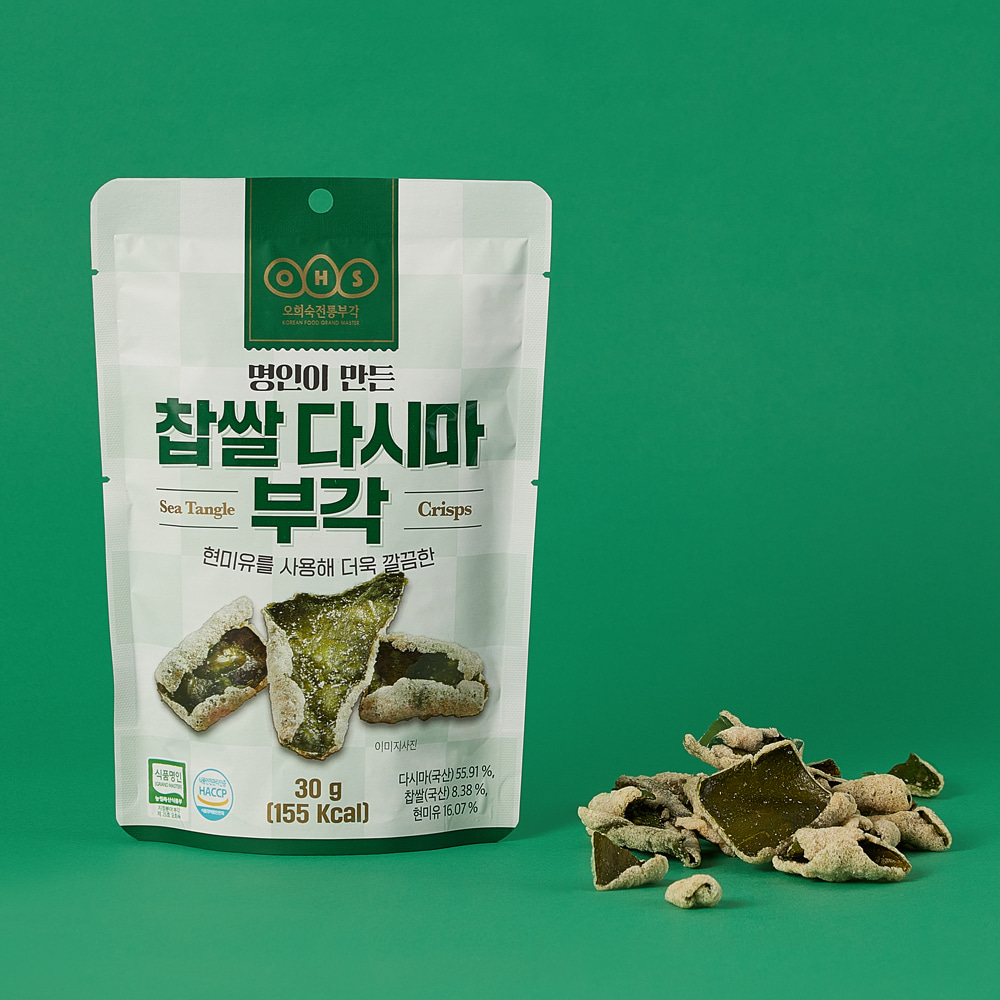 [오희숙 전통부각] 찹쌀다시마부각 30g