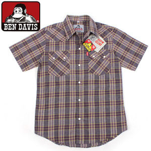 [BEN DAVIS]Western Short Work Shirts 벤데이비스 웨스턴체크셔츠