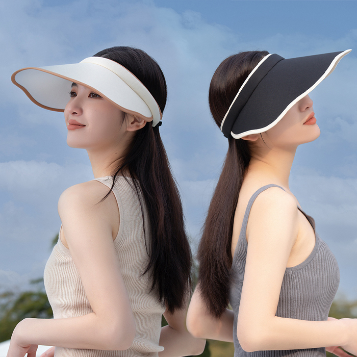 썬캡 모자 챙넓은 여성 여름모자 자외선차단 햇빛가리개 골프 비치 해변 선캡 OFDJ-HT26