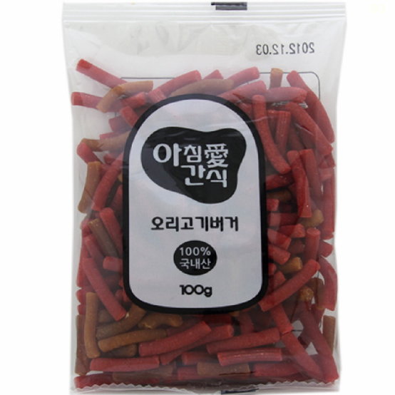 아침애 오리고기 버거 100g