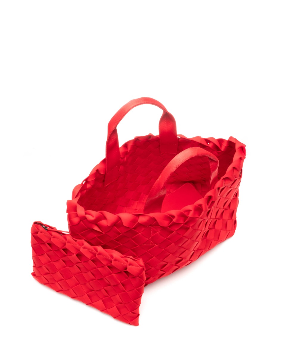 THICK WEAVE BAG RED