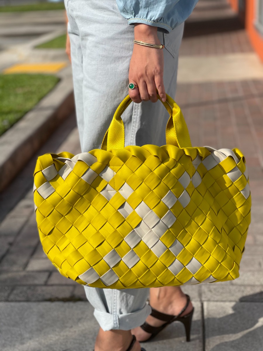 Lemon Thick Weave