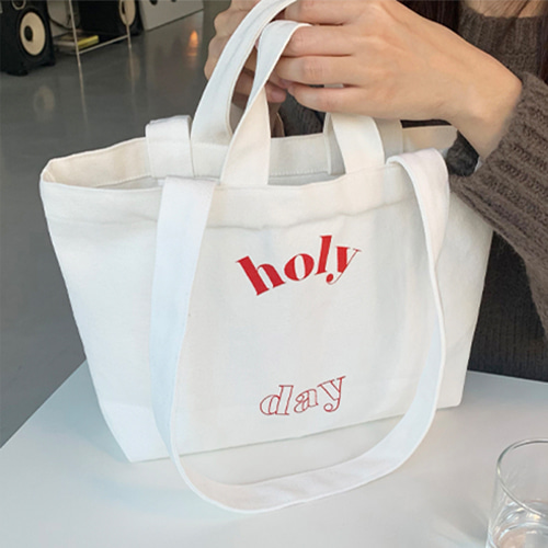 [ppp studio] holyday bag - white (5차입고)