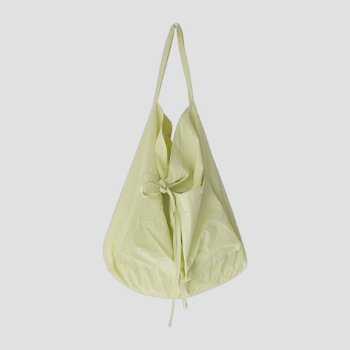 [projet] two pockets easy bag lime (6차입고)