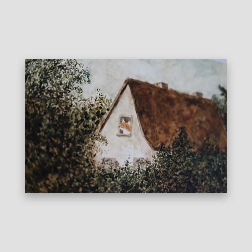 [쉬시턴] A3 포스터 - 흐린 날의 숲