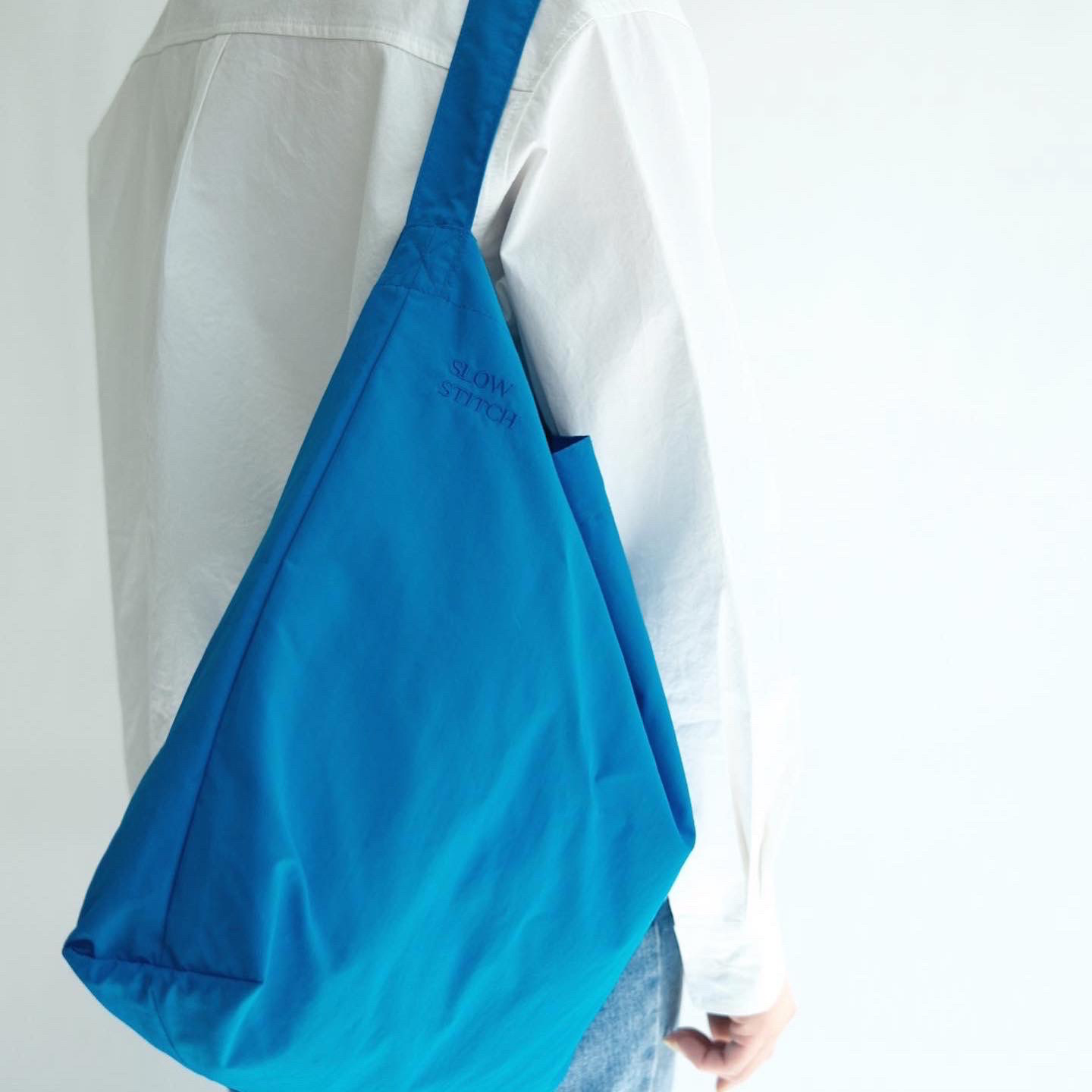 [슬로우스티치] lucky daily bag_summer blue (재입고)
