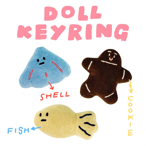 [ppp studio] Doll Keyring (4차입고)
