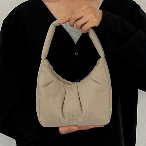 [펄럭] Dumpling bag_beige (3차입고)