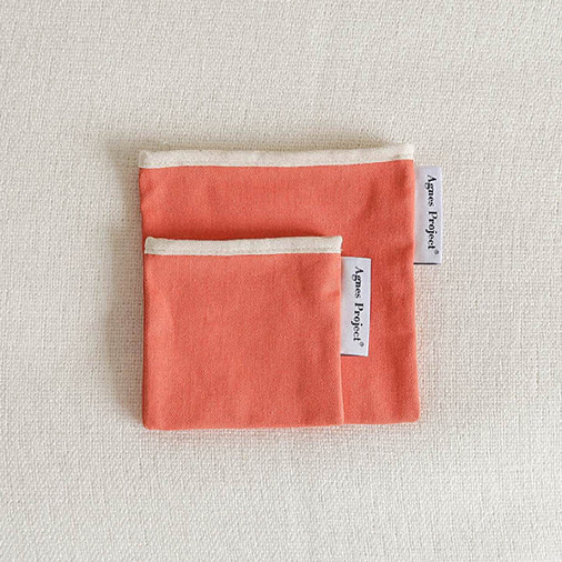 [아그네스프로젝트] Square Color Pouch (2Size)_Orange