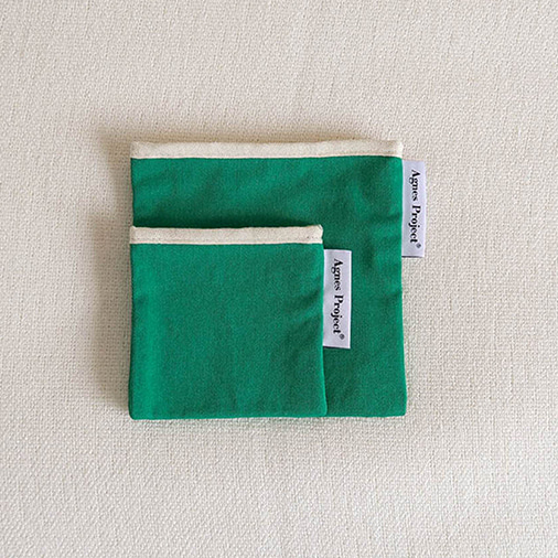 [아그네스프로젝트] Square Color Pouch (2Size)_Green