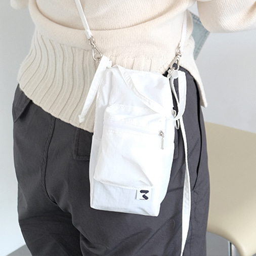 [민민] Cross &amp; Layer Bag (White)