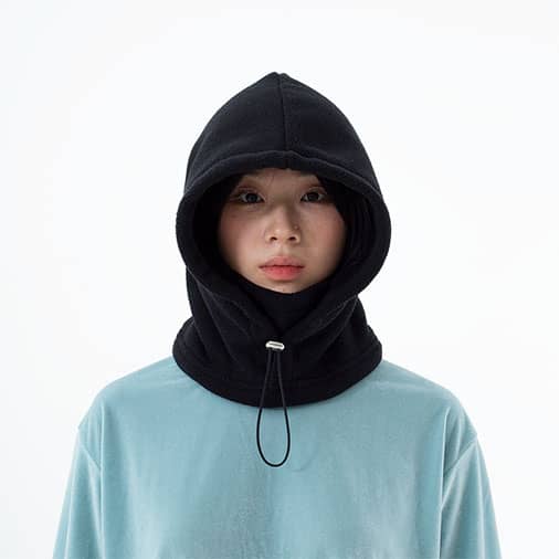 [쿠키시] PolarFleece Balaclava (black)