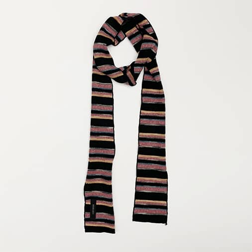 [쿠키시] Vintage Stripe Knit Muffler