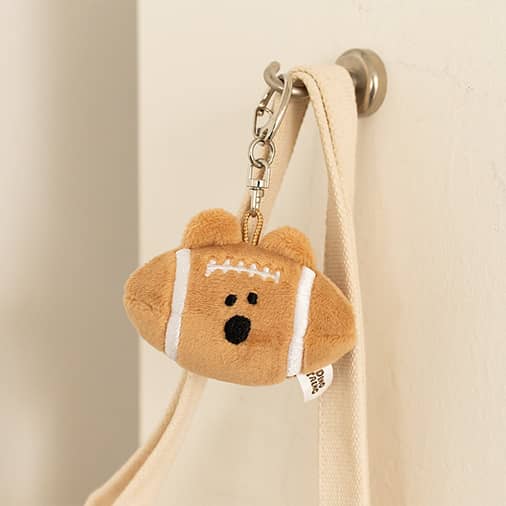 [다이노탱] Quokka Rugby Ball Keyring