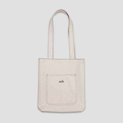 [noh] stitch book bag - ivory