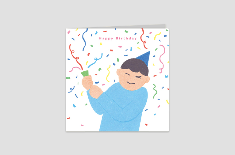 [이영채] 카드 - Happy Birthday (Confetti)