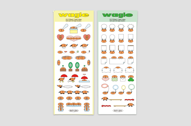 [핸드인글러브] wagle sticker 01 (3차입고)