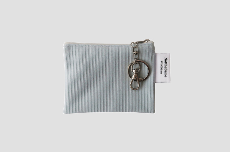 [낫더세임스튜디오] Mini keyring pouch - 하늘 (재입고)