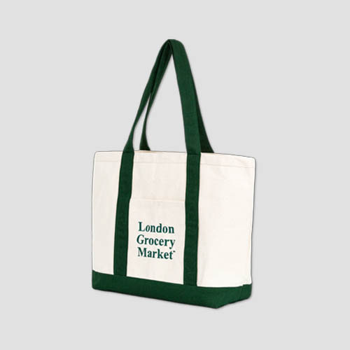 [런던그로서리마켓] Classic Boat Tote (Green) (재입고)