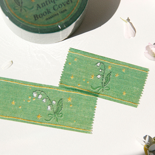 [BOKI] Antique Book Cover Masking Tape - May lily (재입고)