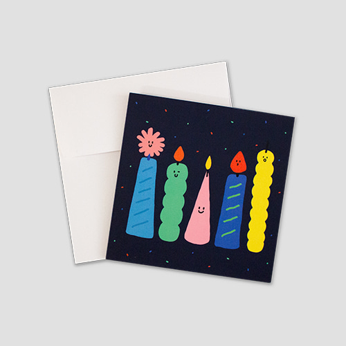 [ppp studio] candle card (3차입고)