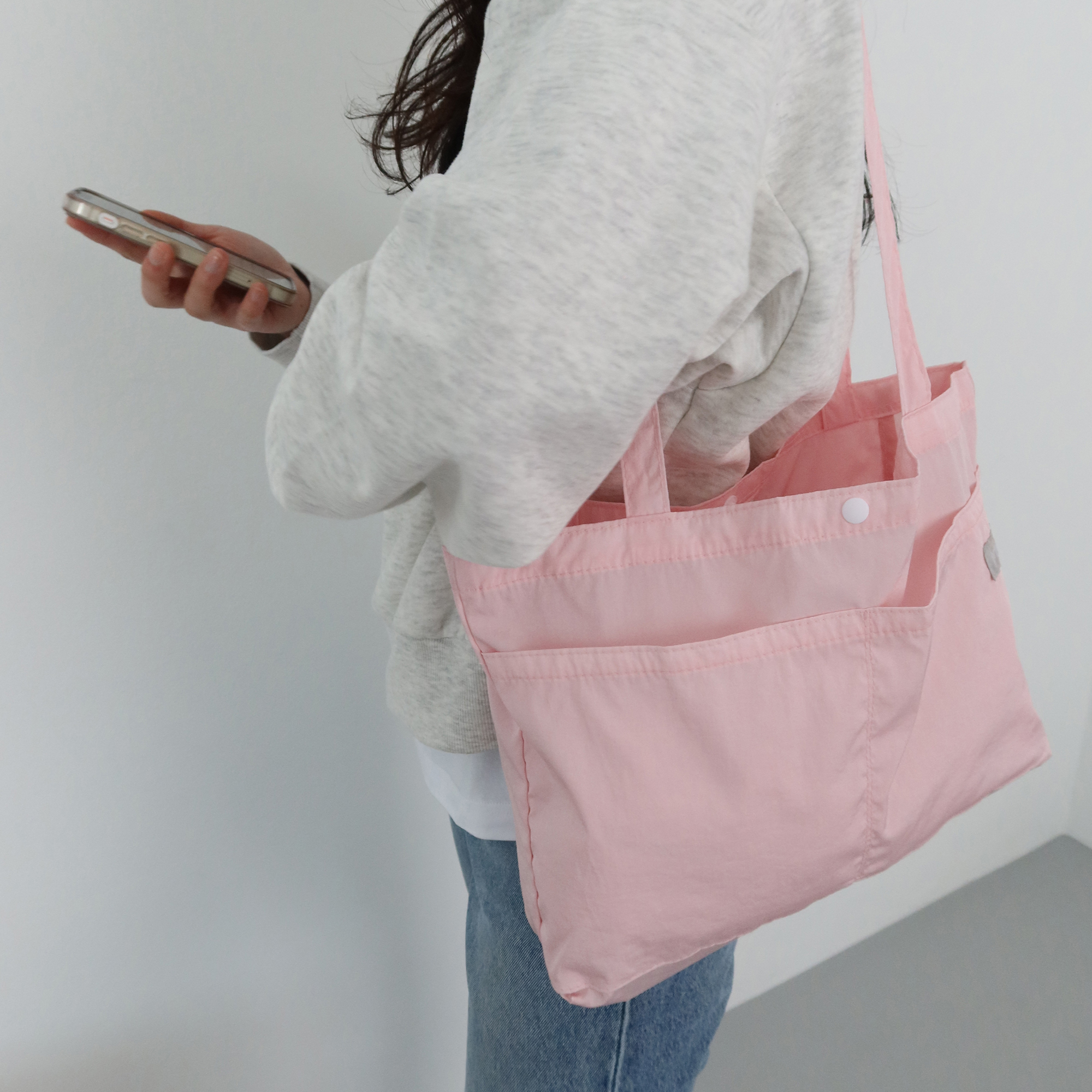 [projet] light &amp; light bag (pink) (3차입고)